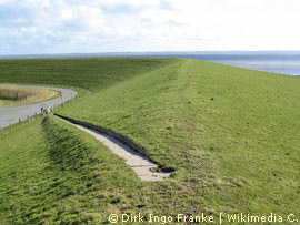 Deich bei Nordstrand